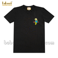 embroidery-colorful-parrot-women-t-shirt-bb2210